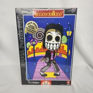 New Sealed Educa Calaveritas "Jean" by Javi Moiner 500 pc puzzle 48x34cm